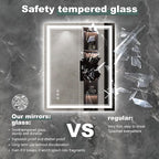 23.6x31.5 Inch LED Bathroom Mirror - Image 5