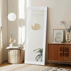 Full Length Mirror 58"x22" Solid Wood Frame Floor Large Mirror - Image 7