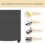 Window Blinds Cordless Blackout No Drill Cut to Size Clip On Stick On Self - Image 3