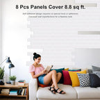 WoveN SounD Brick Acoustic Wall Panels Seamless Visual, High Density, Sound - Image 2