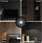 Large Wall Clock for Living Room Decor Non-Ticking Quiet Metal Quartz Clocks - Image 4