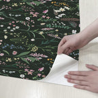 JiffDiff Floral Wallpaper Peel and Stick Farm Floral 472" x 17.3" Wildwood Wall - Image 2
