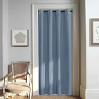 NICETOWN Stone Blue Blackout Doorway Curtain 80 inches Long by NICETOWN