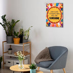 Inspirational Sunshine Wall Art Decor, Motivational Canvas Painting Pictures - Image 5