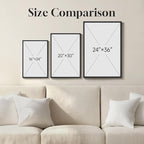 Framed Neutral Beige and Black Abstract Wall Art - Image 7