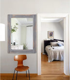AAZZKANG Wood Framed Mirror Rectangular Rustic Wall Mirrors Decorative Large - Image 7