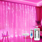 Minetom Curtain Lights, 300 LED Dimmable Fairy Lights by Minetom