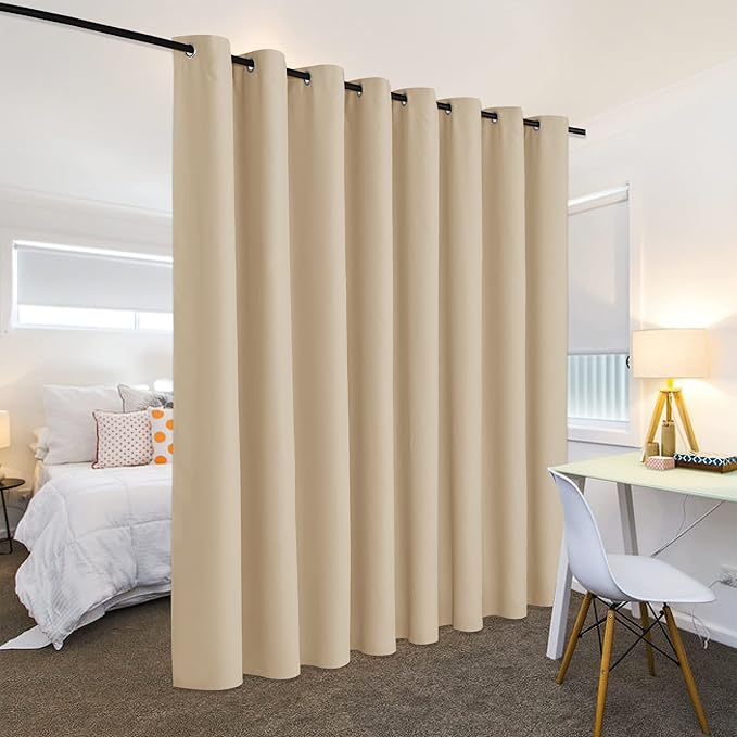 RYB HOME Decor Freestanding Office Partition Wall Divider, Contemporary - Image 3
