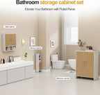 Bathroom Wall Cabinet, Wooden Medicine Cabinet - Image 8