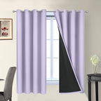 Yakamok 2 Thick Layers Completely Blackout Window Treatment Thermal Insulated by Yakamok