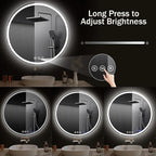 LED Bathroom Mirror 32 Inch Round Bathroom Mirror - Image 7