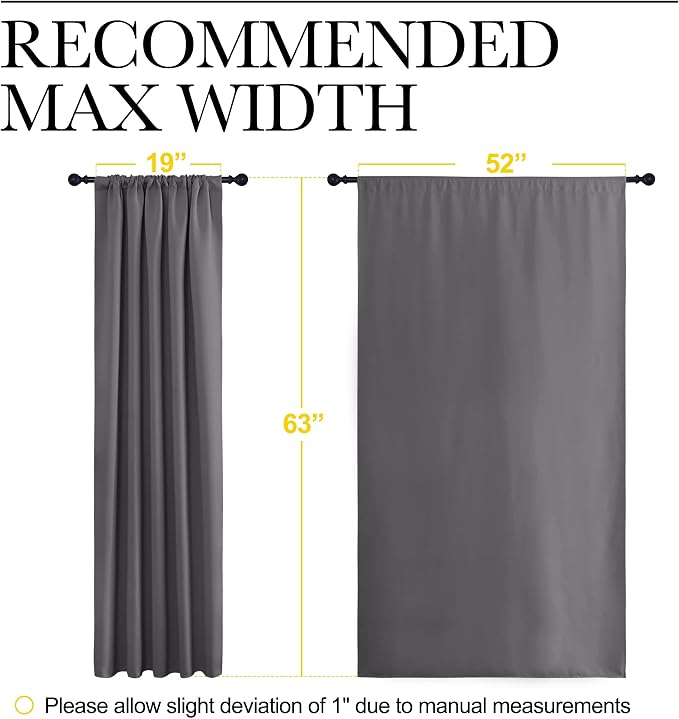 NICETOWN Blackout Curtain Panels - Image 9
