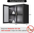 Furnaza LED Wall Storage Cabinets - Image 2