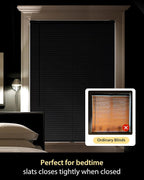 UNISHADES No Drill Blinds for Windows 1" Vinyl L-Shaped Slats Cordless Mini - Image 5