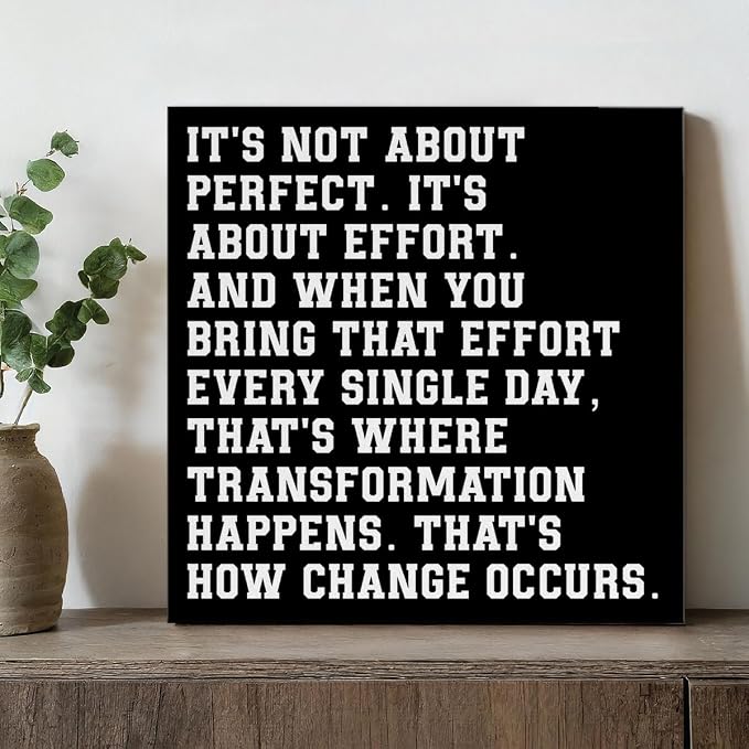 Motivational Wall Decor, Inspirational Quote Wall Art - Image 4
