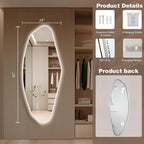Led Mirror Full Length, Frameless Long Mirrors - Image 2