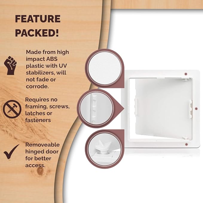 Morvat Access Panel 14x14 Inch for Drywall & Ceiling - Image 4