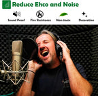 18 Pack 1.5"X12"X12" Acoustic Foam, Sound Proof Egg Crate Foam, Upgraded - Image 3