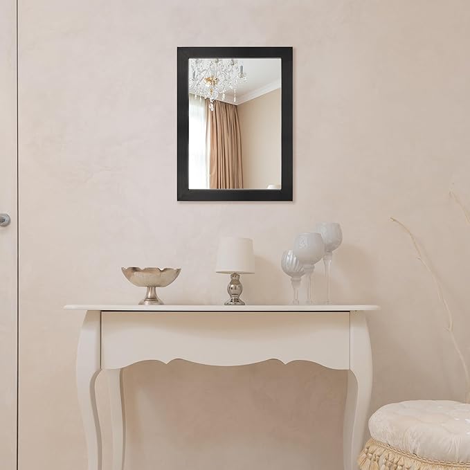 BOMINICA Rectangular Wall Mirror Framed Decorative Mirror 12” x 16” - Image 4