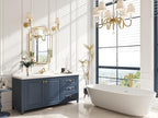 Kelly Miller 20"x30" Small Gold Bathroom Mirror - Image 4