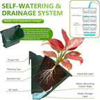 3-Tiers Vertical Wall-Mounted Planter - Image 4