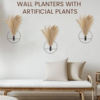 3 Pcs Wall Plants Artificial Decor, Boho Wall Decor, Home Office Living Room - Image 4
