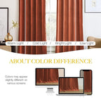 NICETOWN Burnt Orange Room Darkening Curtains - Image 4