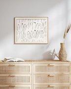 VIYYIEA Framed Wall Art for Living Room, Sketch Canvas Prints, Minimalist Home - Image 2