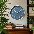 Mosewa Wall Clock 8 Inch, Battery Operated Silent Non-Ticking Modern Analog - Image 2