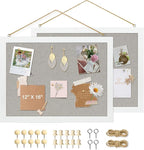 2-Pack Double-Sided Cork Board by AMUSIGHT
