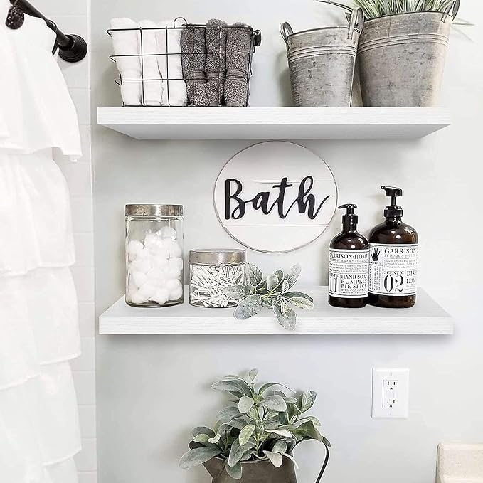 QEEIG Floating Shelves for Wall 23.6" Long - Image 2