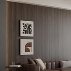 Yutianli PVC Slat Wall Panel Peel and Stick 118"x 15.7" Faux Wood Slat Panel - Image 2