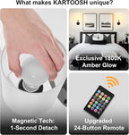 Battery Operated Wall Sconce Set of Two, Wireless Rechargeable Wall Light - Image 4