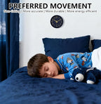 Silent Wall Clocks Battery Operated 8 Inch, Analog Wall Clock - Image 4