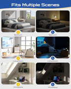 59" W x 72" L 100% Blackout Curtains, Total Darkness No-Drill Black Out Window - Image 6