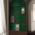 Wallercity 17.5''x236'' Green Self-Adhesive Velvet Flocking Liner Contact Paper - Image 6