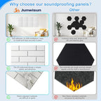 12 Pack Acoustic Panels, Sound Proof Foam Panels - Image 5