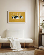 VIYYIEA Framed Wall Art for Living Room, Cranes Canvas Prints, Vintage Home - Image 7