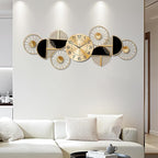 Large Wall Clock, Modern Silent Non-Ticking Metal Wall Art Wall Clocks Battery - Image 7