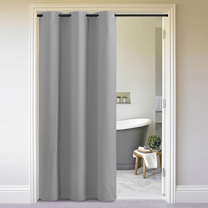 NICETOWN Sliding Door Curtains 96 inch Length, Single Curtain, Insulating by NICETOWN