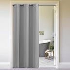 NICETOWN Faux Folding Accordion Doors, Front Door Curtains, Privacy Blackout by NICETOWN