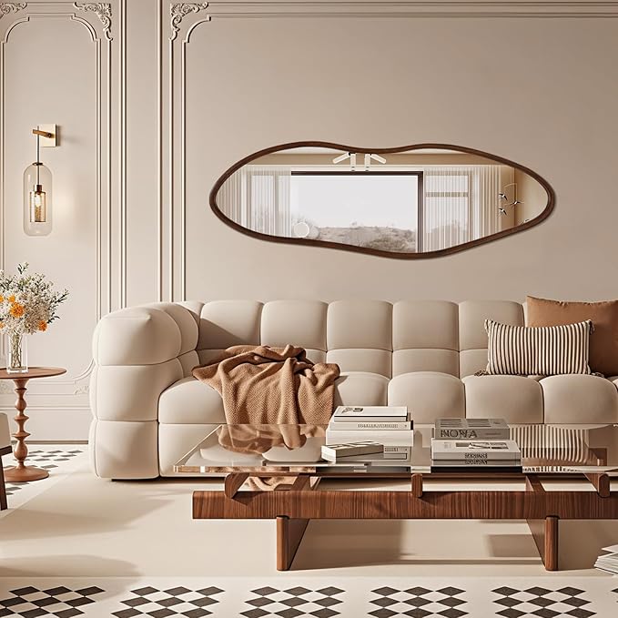Irregular Full Length Mirror, Large Asymmetrical Wall Mirrors - Image 2
