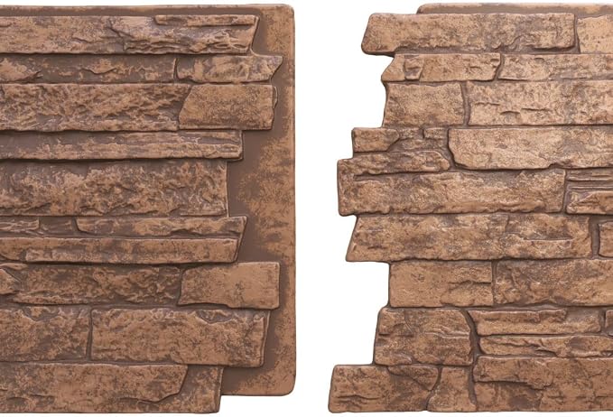 Ekena Millwork 49"W x 25 1/2"H x 1 1/4"D Acadia Ledge Stacked Stone, StoneWall - Image 8