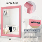 AAZZKANG Rectangle Mirror with Wood Frame Modern Farmhouse Wall Mirrors Decor - Image 2