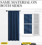 NICETOWN RV Blackout Curtains for Camper Windows, Moroccan Blue, Short Blackout - Image 5