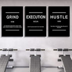 Framed Canvas Wall Art Success Quote, Office Wall Art, Positive Motivational - Image 3