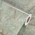 Green Marble Contact Paper for Countertops Waterproof Granite Peel and Stick by WallpaperDecoration