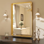 Easly 36 x 24 Inch Gold Bathroom Mirror - Image 2