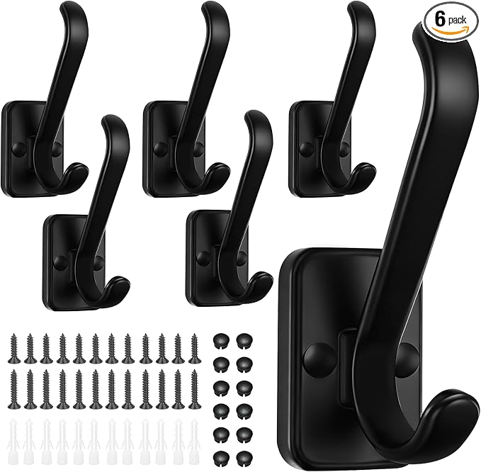 Coat Hooks Wall Mount Heavy Duty by Unknown