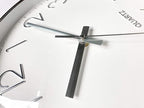 Tosnail 12 Inches Round Silent Non Ticking Quartz Wall Clock - Image 3